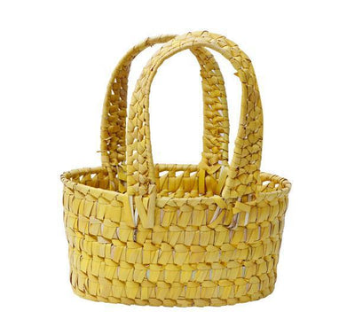 Palm Leaf Small Grocery / Vegetable Basket-Tredy Foods
