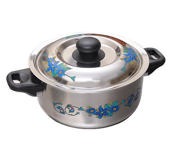 Stainless Steel Casserole With Lid / Hot Pack - 2000 ml-Tredy Foods
