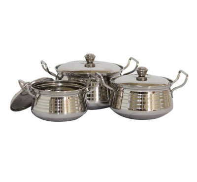 Stainless Steel Cook and Serve Set (Opus Pot)-Tredy Foods
