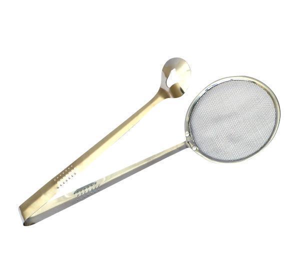 Stainless Steel Filter Spoon Strainer With Clip-Tredy Foods