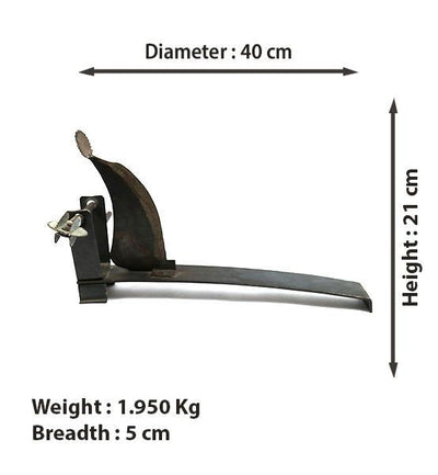 Vegetable Cutter & Coconut Scraper with Handle (Small)-Tredy Foods