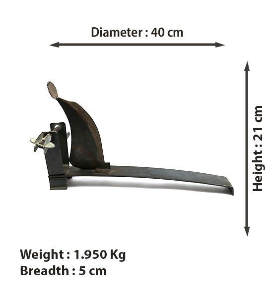 Vegetable Cutter & Coconut Scraper with Handle (Small)-Tredy Foods