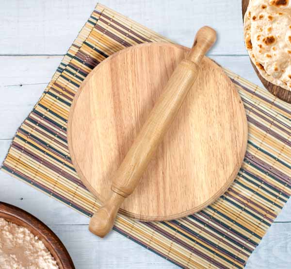 Polpat Wooden Polpat + Rolling Pin | Tredy Foods